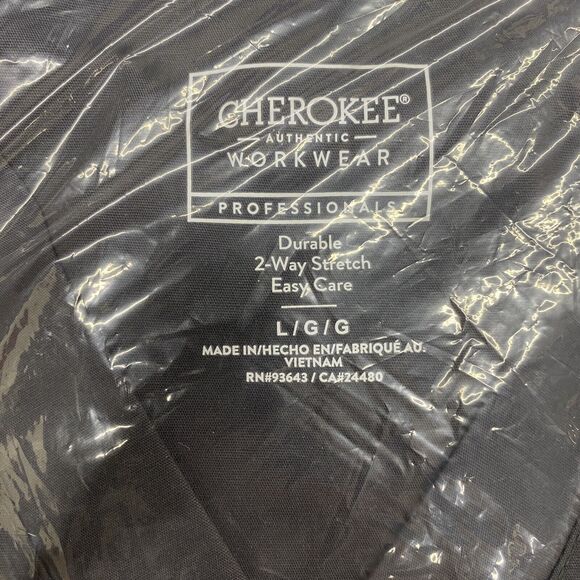 NEW Cherokee Scrubs Mens V Neck Top Size large YOU GET 3 Packs ! NWT WW365 - Picture 5 of 7